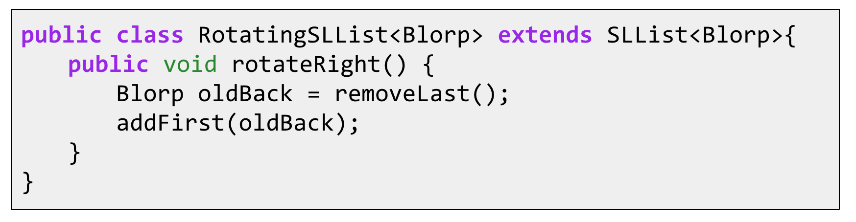 rotatinglist